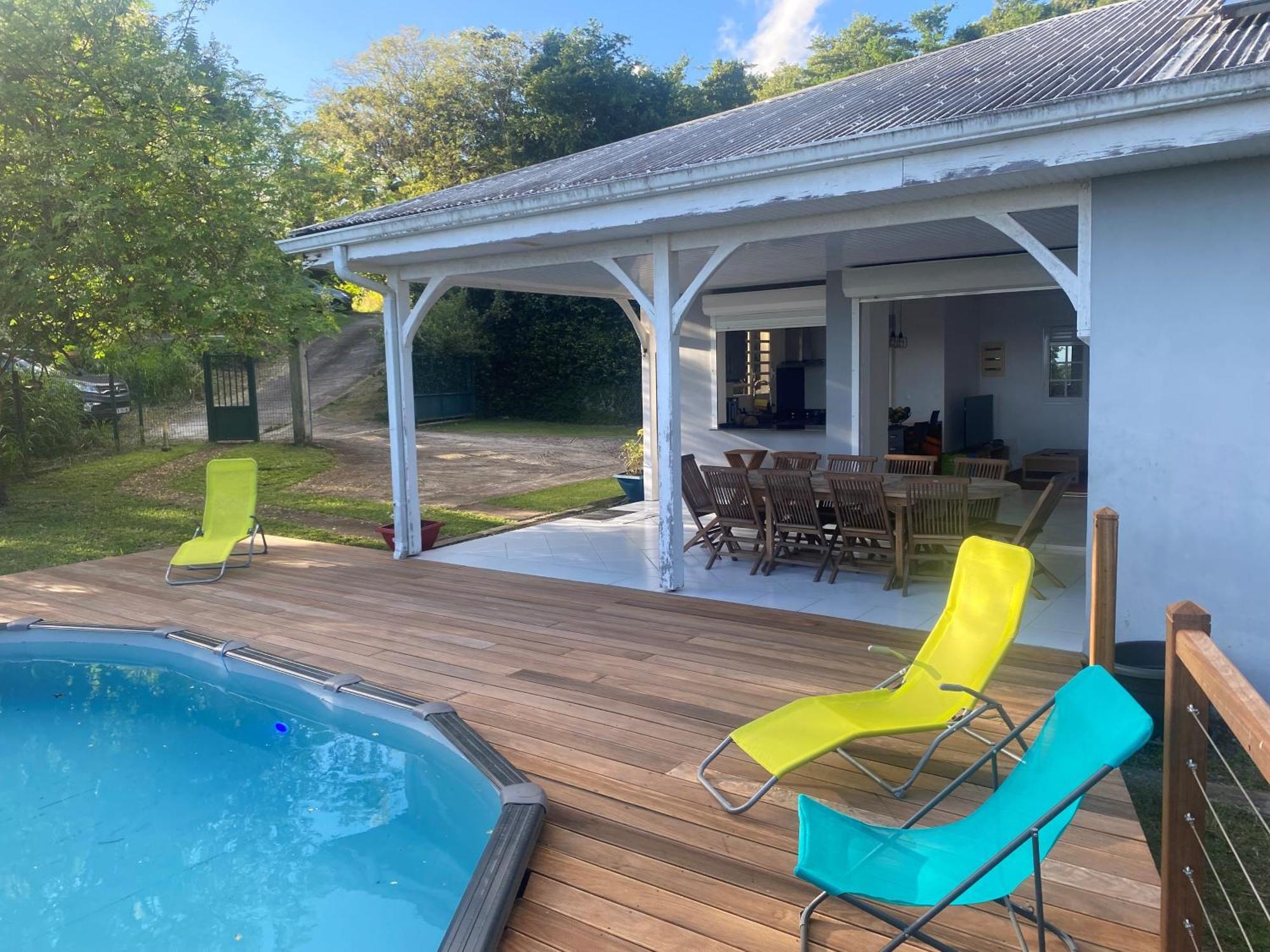 Les Terrasses De Maelle - Jolie Villa F4 Vue Mer Riviere-Salee Eksteriør billede