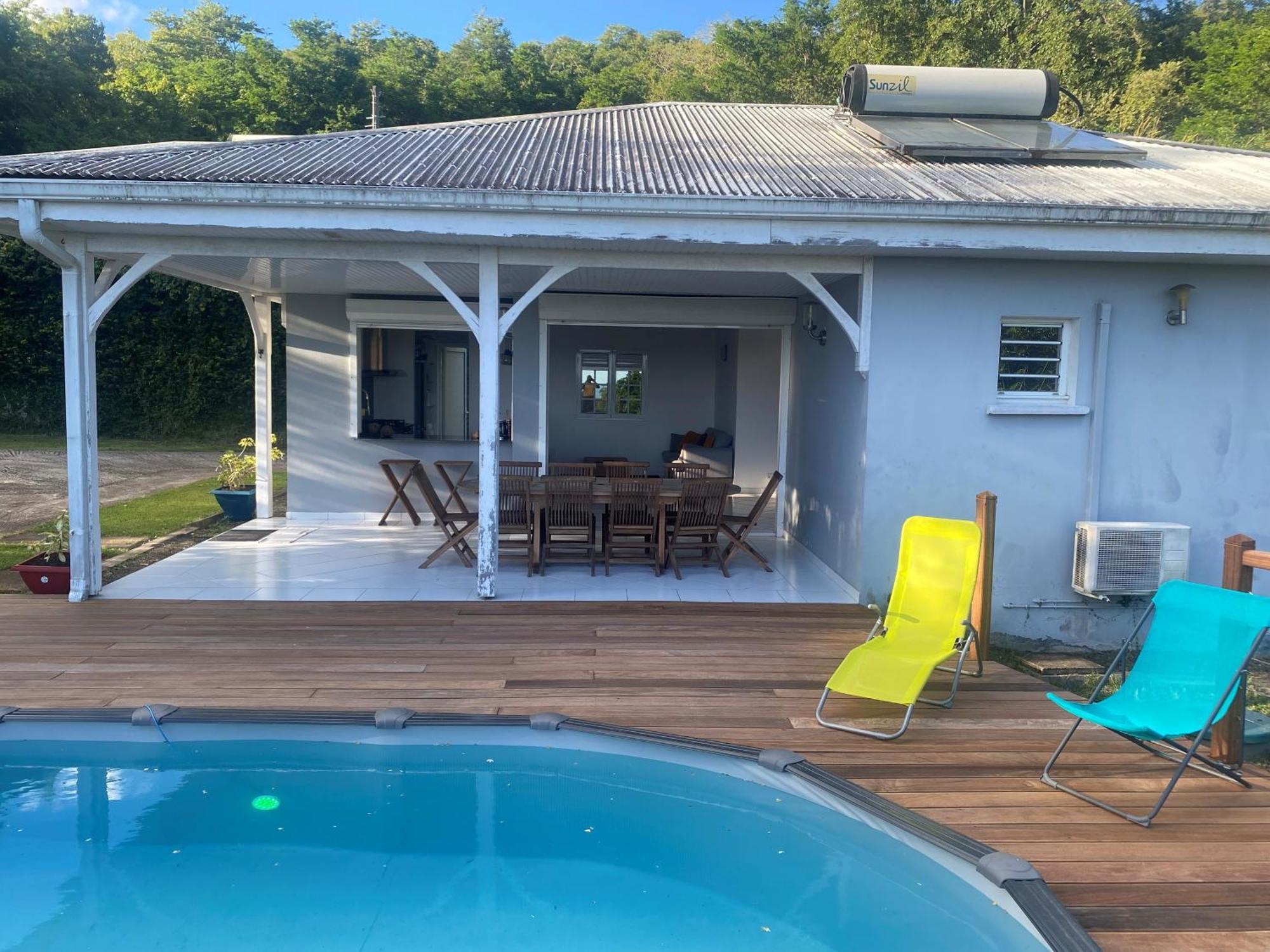 Les Terrasses De Maelle - Jolie Villa F4 Vue Mer Riviere-Salee Eksteriør billede