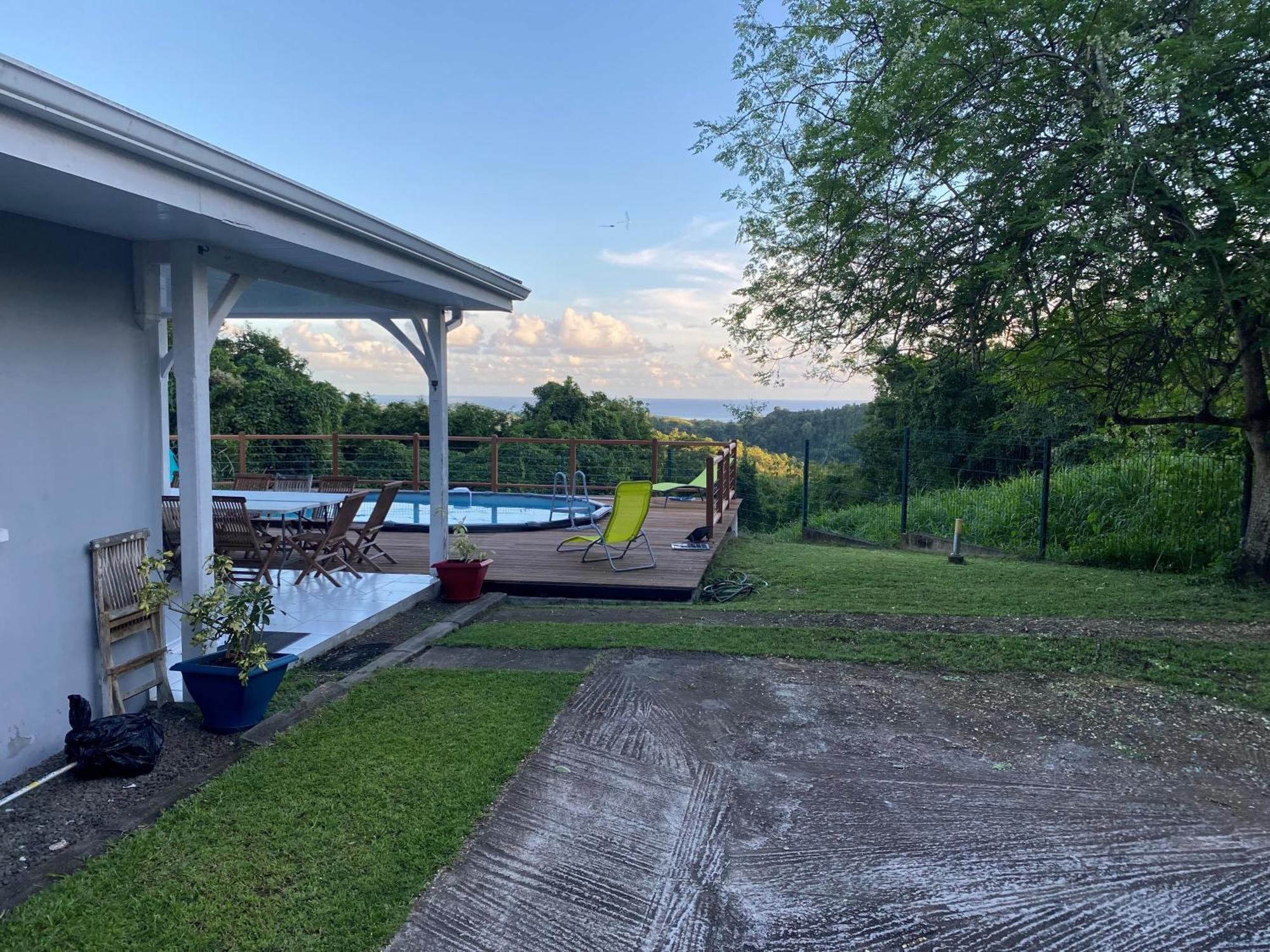 Les Terrasses De Maelle - Jolie Villa F4 Vue Mer Riviere-Salee Eksteriør billede
